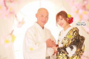 夫婦　フォトウェディング　結婚記念日　和装　打掛