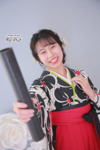 二尺袖と袴　卒業式