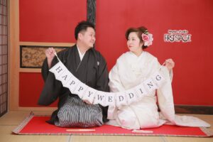ブライダル　和装　畳