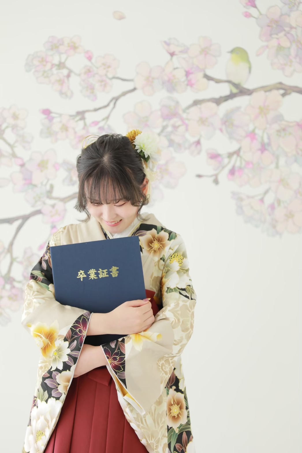 袴　桜　卒業袴　袴レンタル