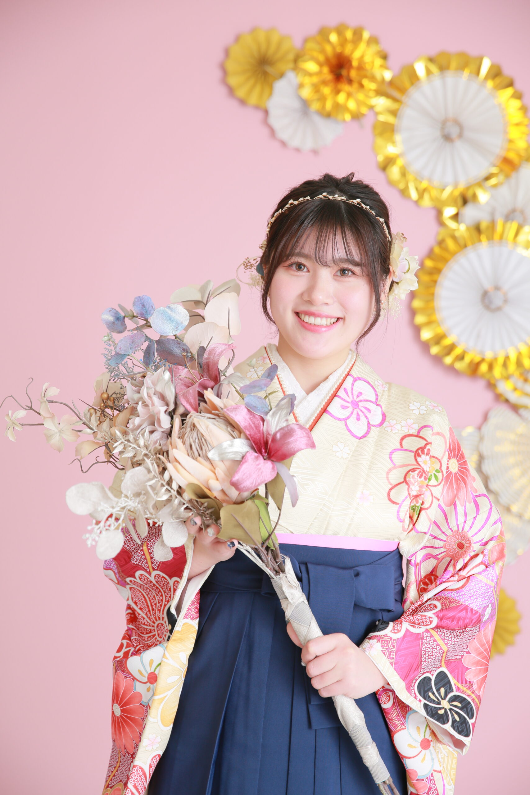 大学生　卒業式　袴