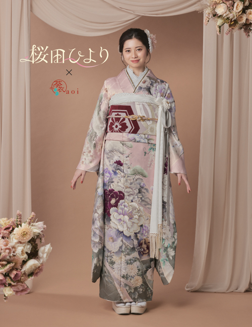 【桜田ひより】成人式振袖(あか/くすみ系)ファーストステージ