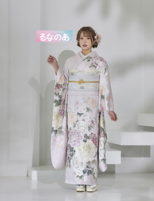 【るなのあ】成人式振袖(むらさき/くすみ系)ファーストステージ