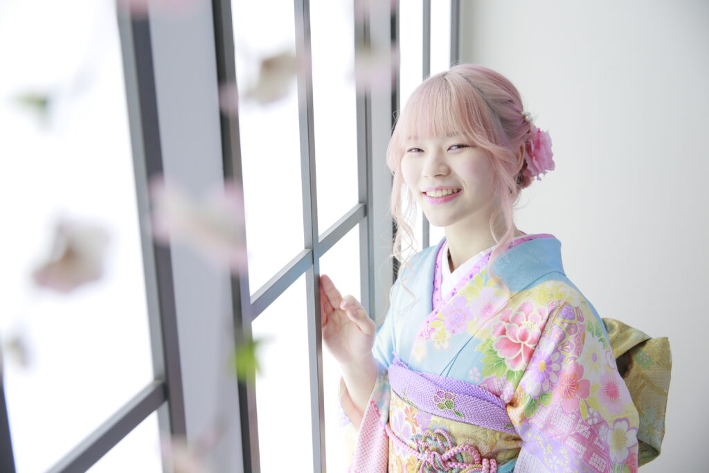 成人式　振袖