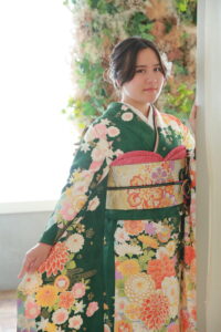 furisode green