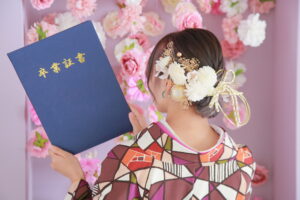 卒業式　袴