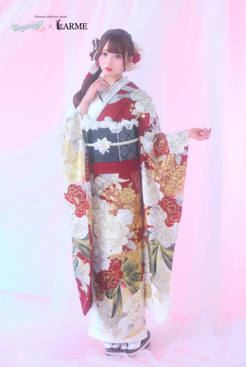 品番：OL001｜きゅるりんってしてみて×LARME（ラルム）のブランド振袖