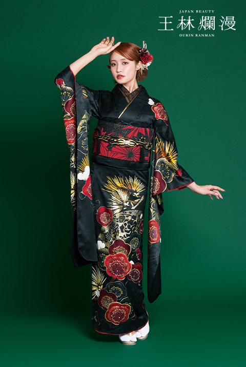 王林爛漫の最新振袖