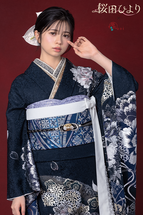 桜田ひよりの最新振袖