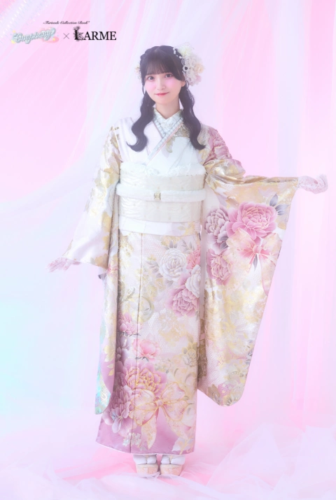 品番:OL002|きゅるりんってしてみて×LARME(ラルム)のブランド振袖