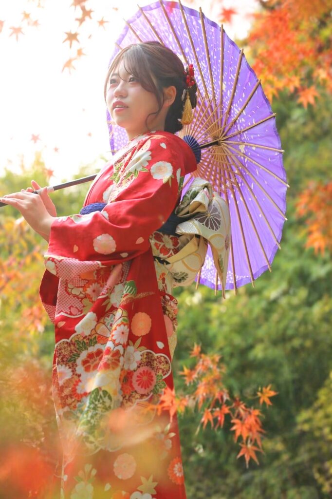 松花堂庭園ロケーション撮影 成人式