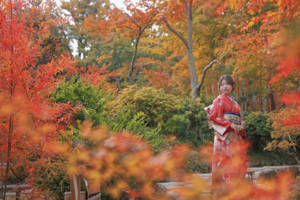 松花堂庭園ロケーション撮影 成人式