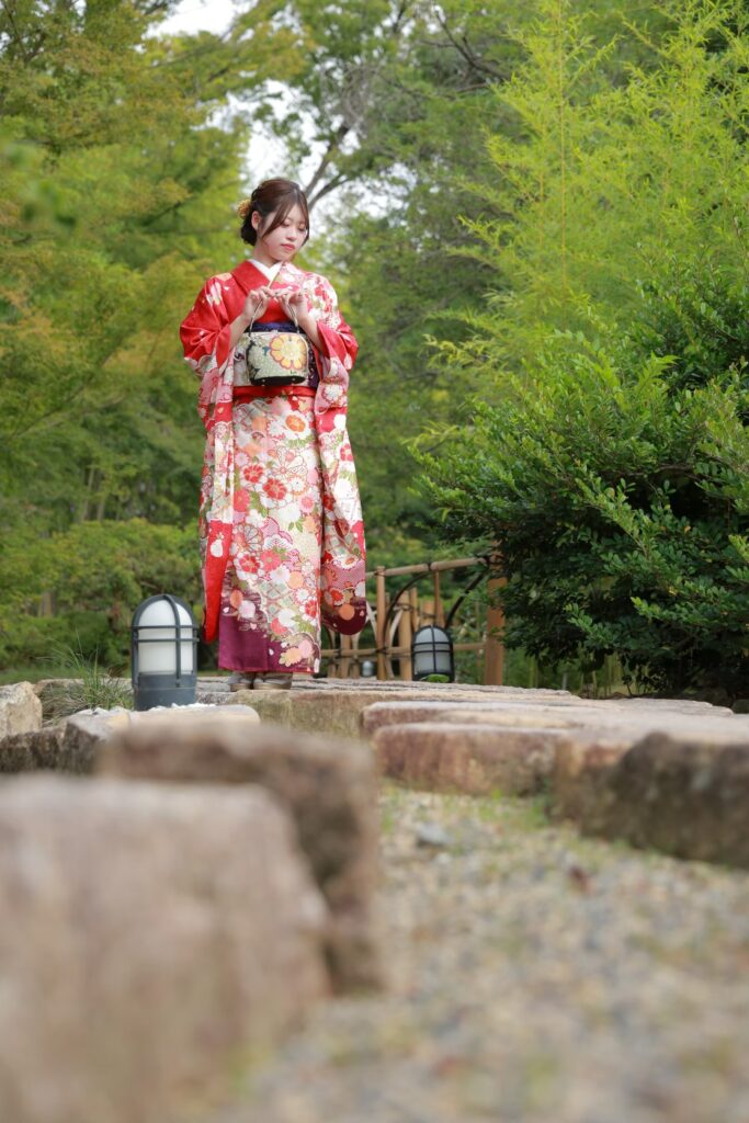 松花堂庭園ロケーション撮影 成人式
