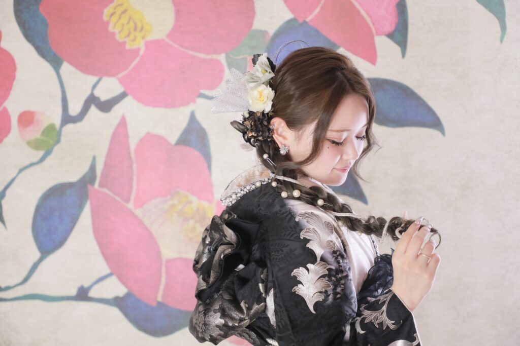 振袖 ヘアトレンド 華やか系