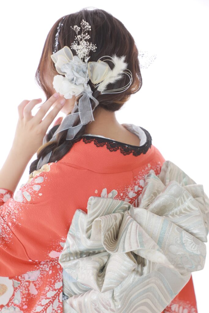 振袖へアトレンド あみおろし