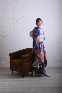 振袖　成人式前撮り