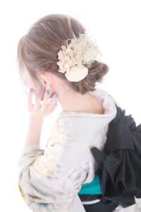 成人式　ヘアスタイル　アップスタイル