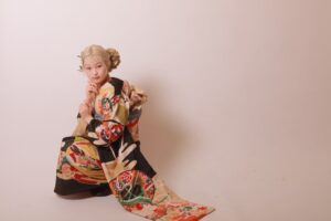 振袖　成人式前撮り