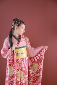 振袖　成人式前撮り