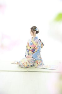 成人式　振袖　ママ振り