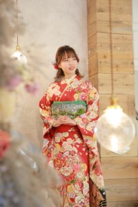 振袖撮影　スタジオ撮影　前撮り