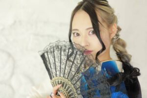 成人式　前撮り　扇子