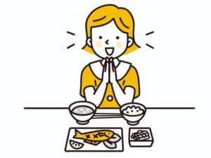 成人式　朝食