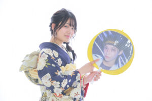 振袖　推し振袖　推しグッズ　推し撮影　成人式前撮り