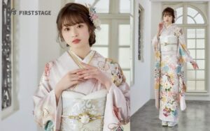 ピンクの振袖　振袖　成人式　ファーストステージ