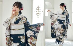 黑い振袖　振袖　成人式　ファーストステージ