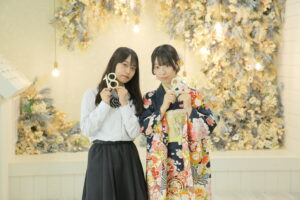 振袖　姉妹