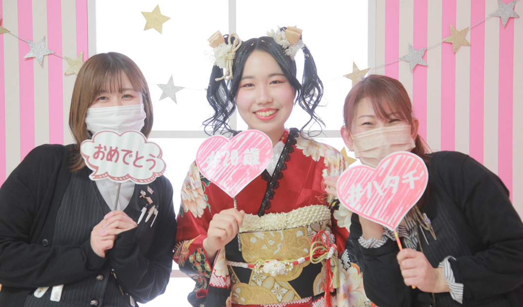 ヘアメイク着付け撮影すべてをファーストステージで！