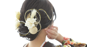 成人式の当日のヘアメイク着付ご優待