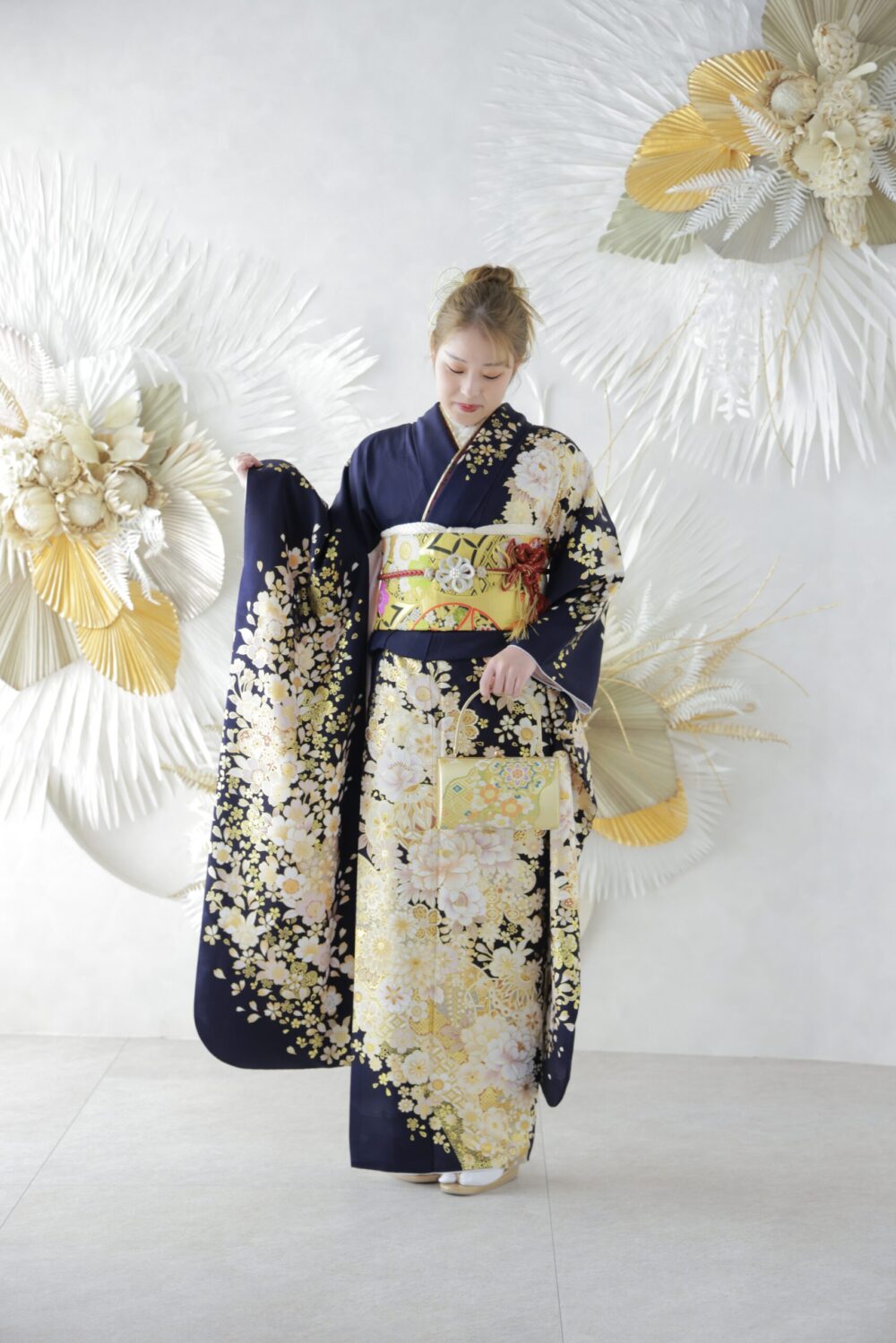 花柄振袖
