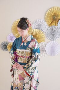 前撮り　振袖