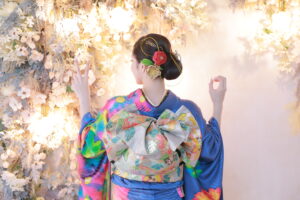 成人式　髪型　髪飾り