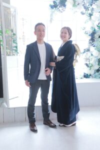 成人式　家族写真