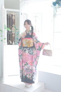 ママ振袖　リメイク　アレンジ