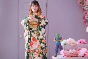 推し　振袖写真