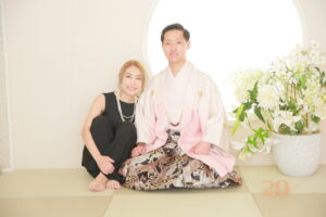 男袴　親子