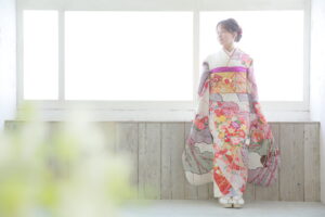 振袖　白