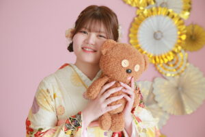 推しグッズ　振袖写真