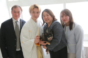男袴　家族写真　#ハタチ男子