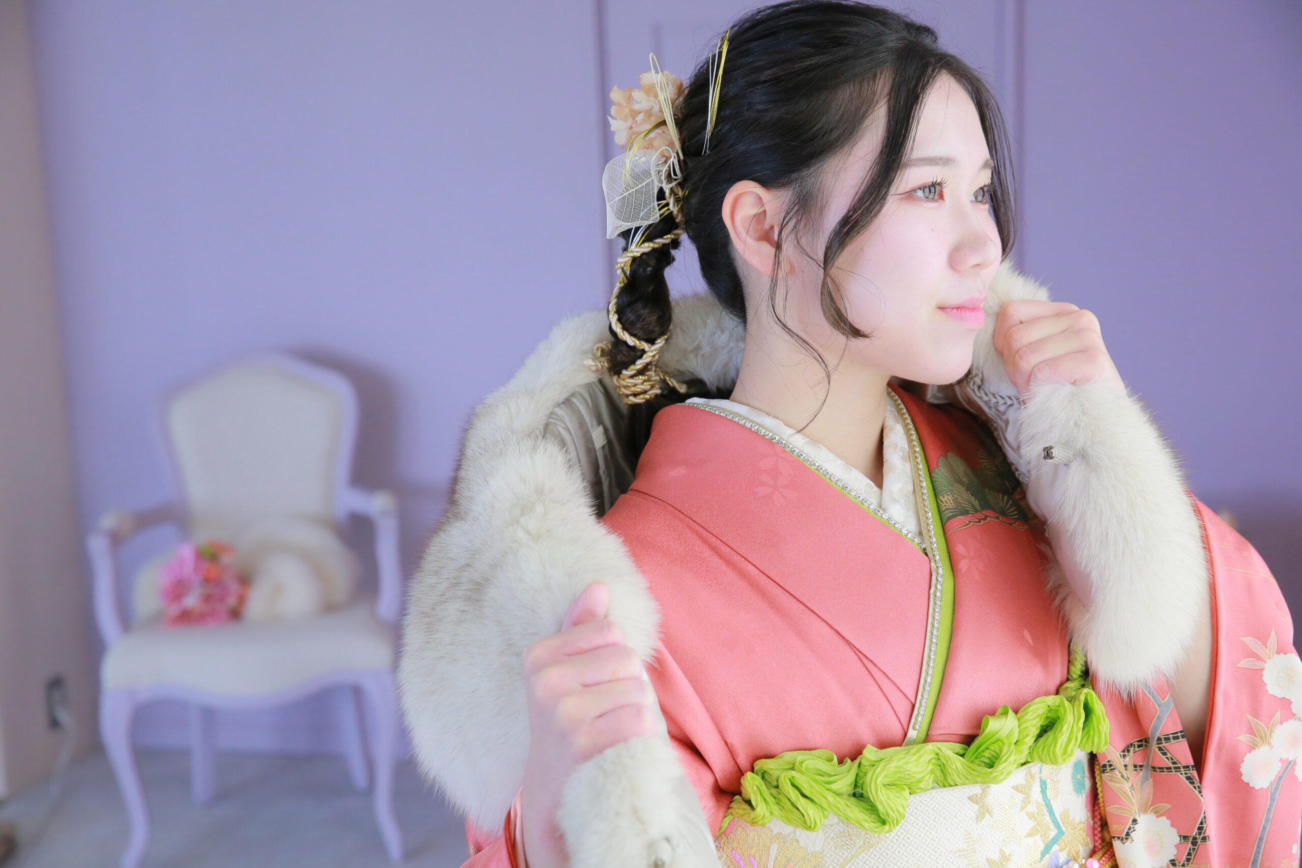 大阪でママ振袖を大変身！帯と小物で個性を出すアレンジ術