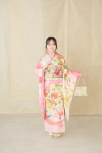 持ち込み振袖　撮影