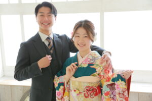 振袖　きょうだい写真