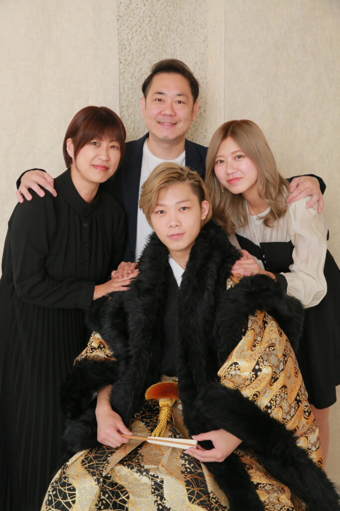 男袴 家族写真