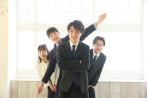 スーツ撮影 家族写真