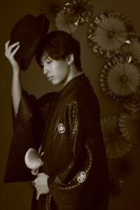 男袴 写真 モノクロ