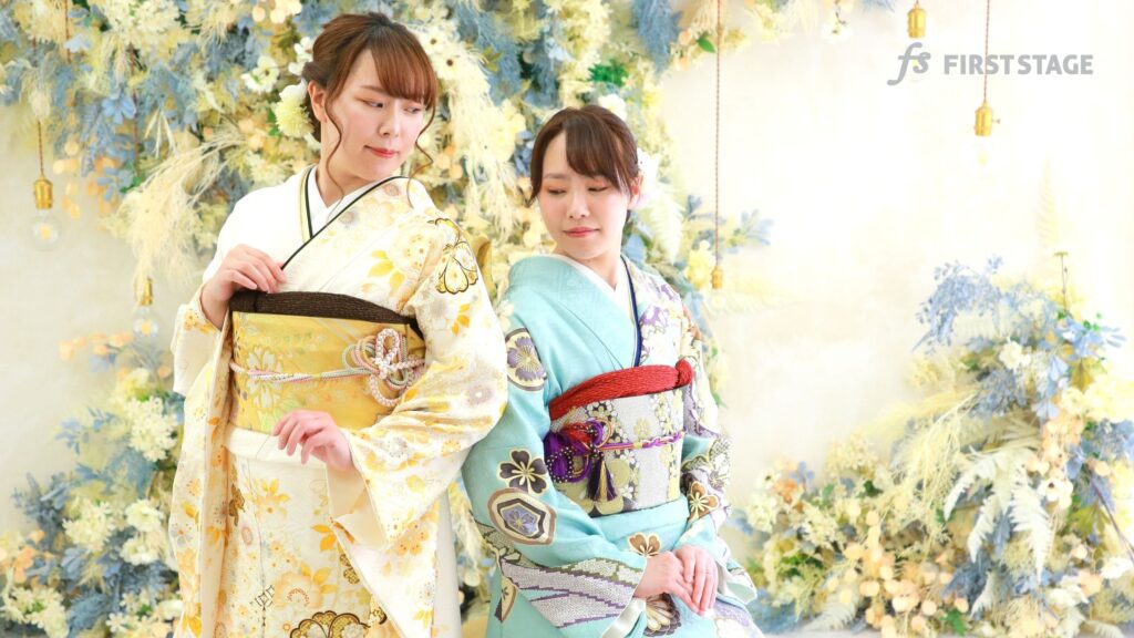 振袖 振袖選び 振袖レンタル 姉妹撮影 家族撮影 振袖前撮り 成人式前撮り ファーストステージ